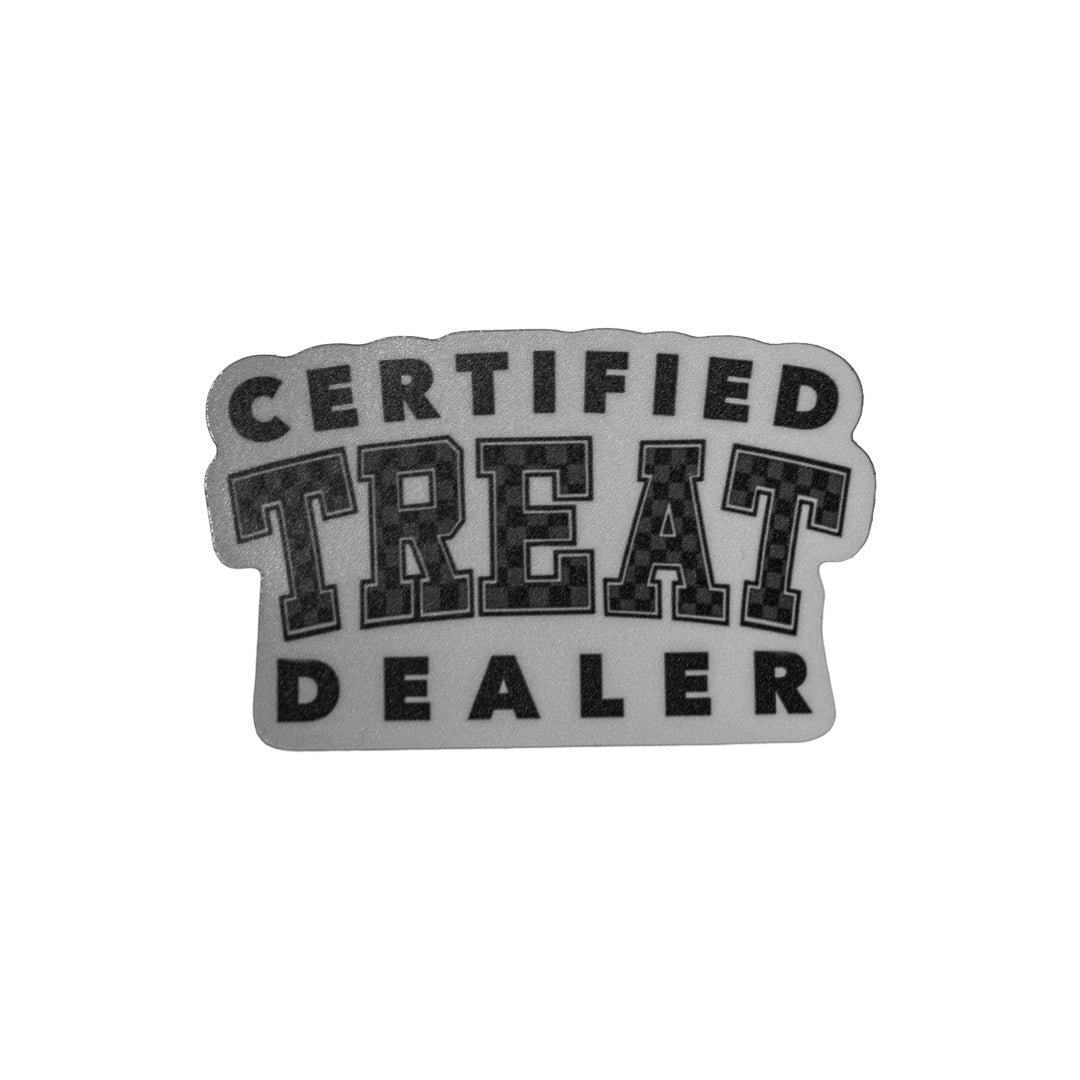 Certified Treat Dealer Sticker