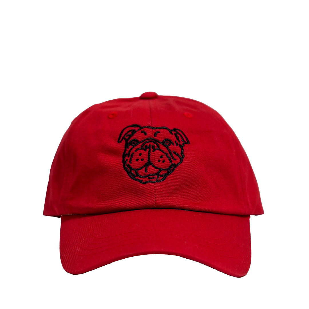 Embroidered English Bulldog Baseball Hat