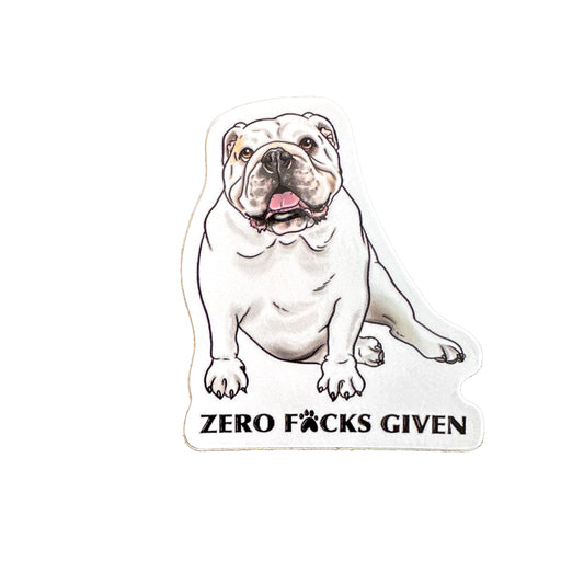 Zero F*cks Given Sticker